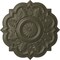 Ekena Millwork Deria Ceiling Medallion (Fits Canopies up to 6"), Hand-Painted Witch Hazel, 20 1/4"OD x 1 1/2"P CM20DRWHF - alternate 1
